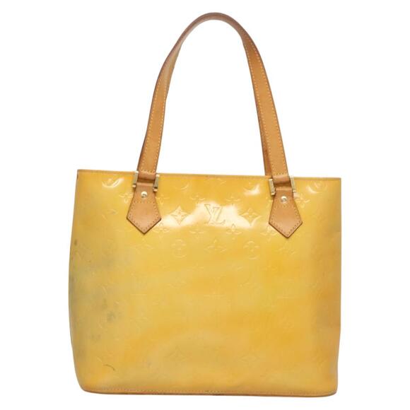 LOUIS VUITTON Monogram Vernis Houston Hand Bag Gris M91053 - Picture 2 of 16